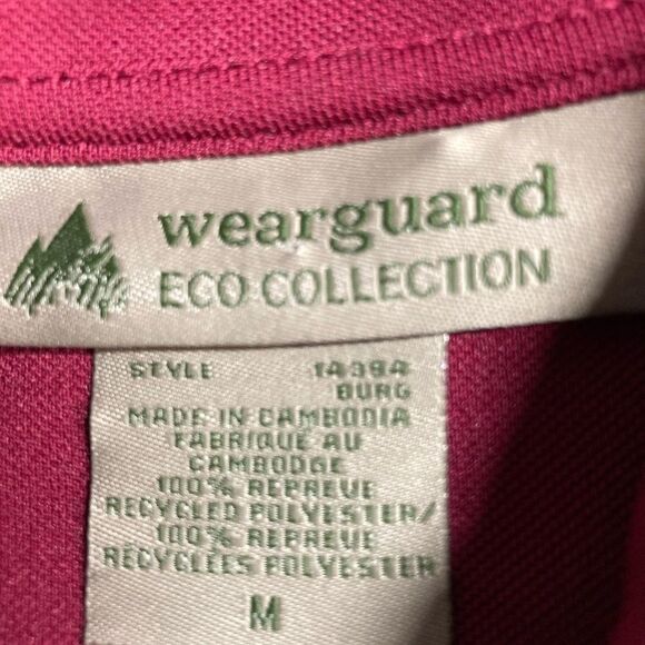 Wearguard Eco Collection, Men’s Polo shirt,Wine, M - Picture 4 of 12